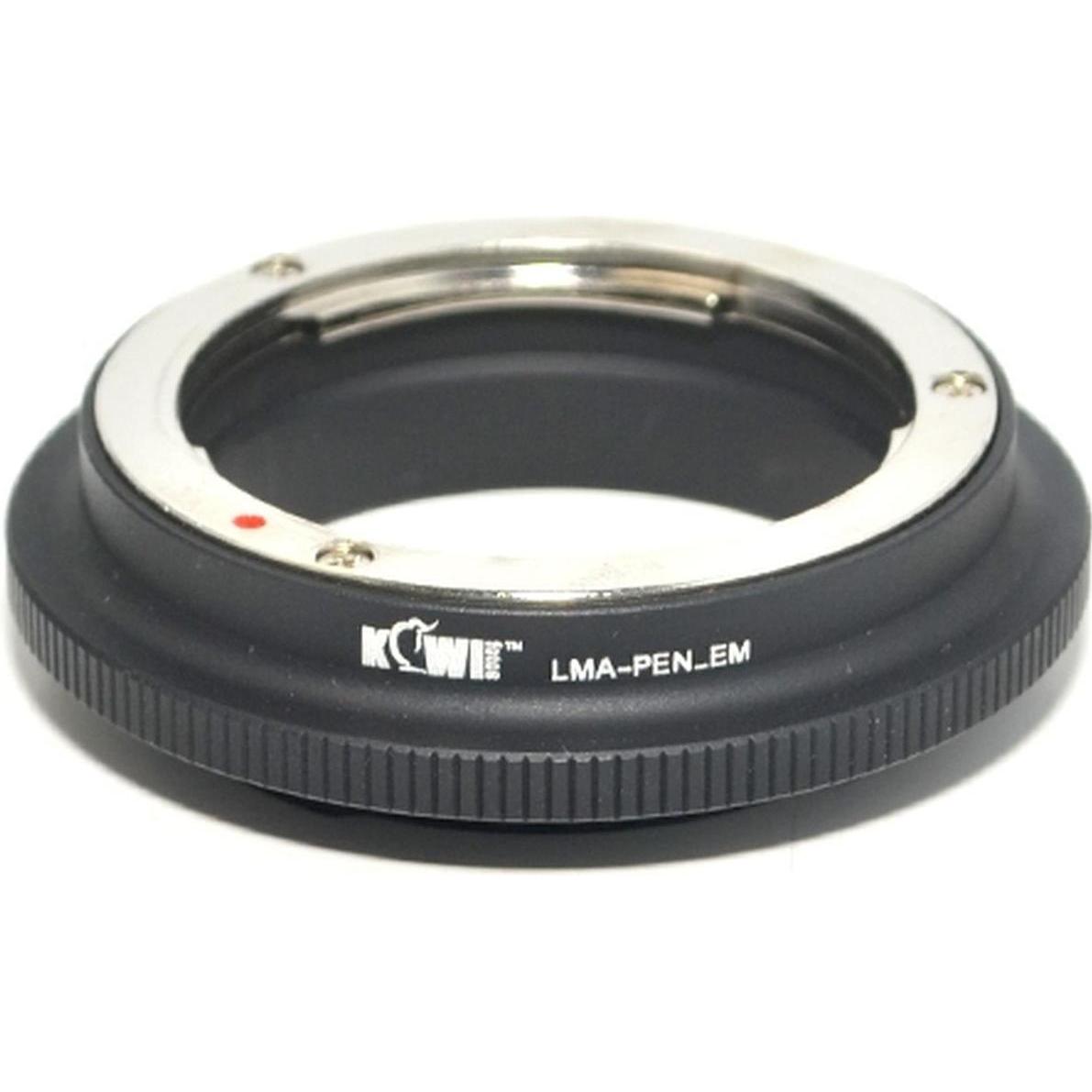 Kiwi Adattatore per attacco obiettivo fotografico (LMA Pen EM), Adattatore per obiettivi, Nero