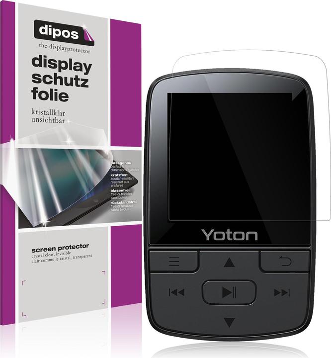 Image du produit Dipos Film de Protection d’écran Crystalclear pour YOTON YM03 MP3-Player