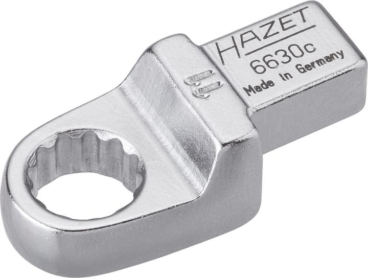 Produktbild HAZET Einsteck-Ringschlüssel 6630C-11 ∙ Einsteck-Vierkant 9 x 12 mm ∙ Aussen Doppel-Sechskant-Tracti… (11 mm)