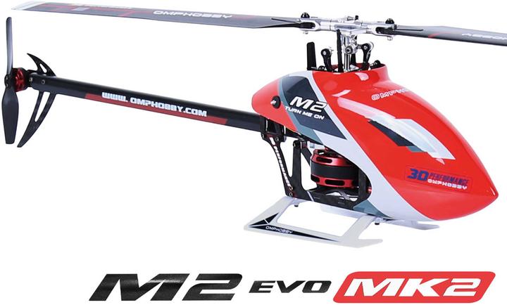 Produktbild OMP Hobby Helikopter M2 MK2 BNF Rot
