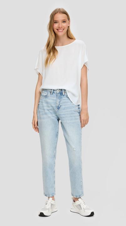 Produktbild S.Oliver Bluse Oversized Viskose-Bluse mit verlängertem Rückenteil (32)