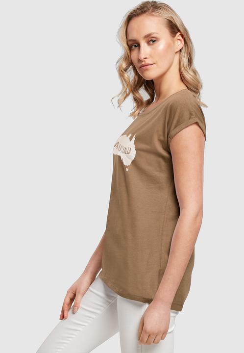 Produktbild Merchcode Ladies Australia X Extended Shoulder Tee - 116405 (L)