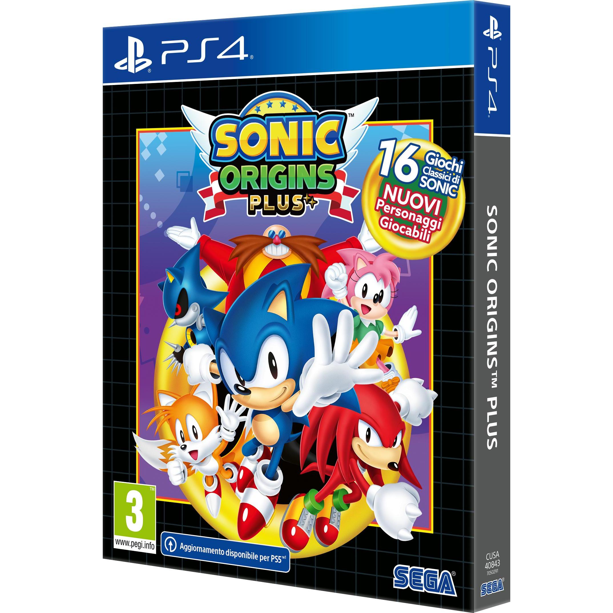 Sega, Sonic Origins Plus (Edizione Day One) - Sony PlayStation 4 - Platformer - PEGI 3
