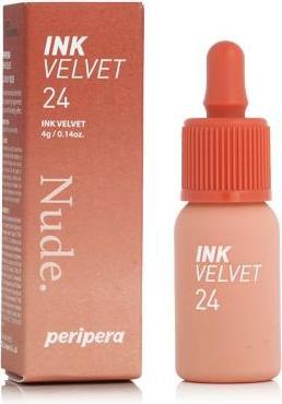 Image du produit Peripera Ink the Velvet Lip Tint Lip liquide 0.14 fl oz 024 Milky Nude (24 Milky Nude)