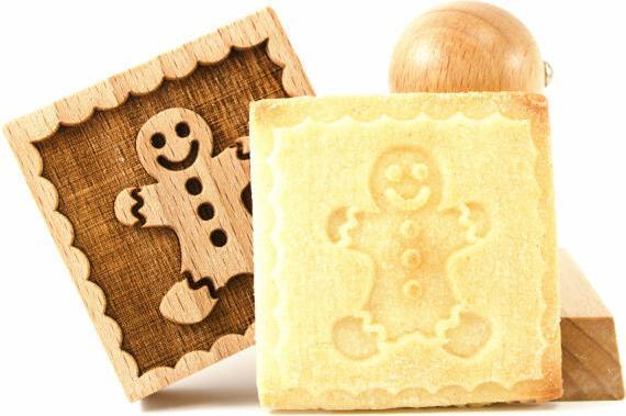 Produktbild Folkroll 3D-Motiv-Teigstempel 'Lebkuchenmann'