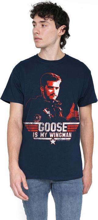 Actual product image Top Gun Mens Wingman Goose T-Shirt (5XL)