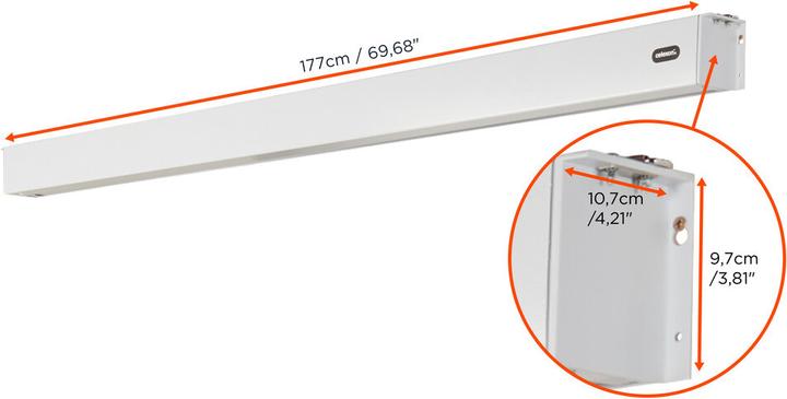 Productafbeelding Celexon V2.0 Batterij Professional Plus 160 x 90 cm Gemotoriseerd scherm (35.43", 16:9)