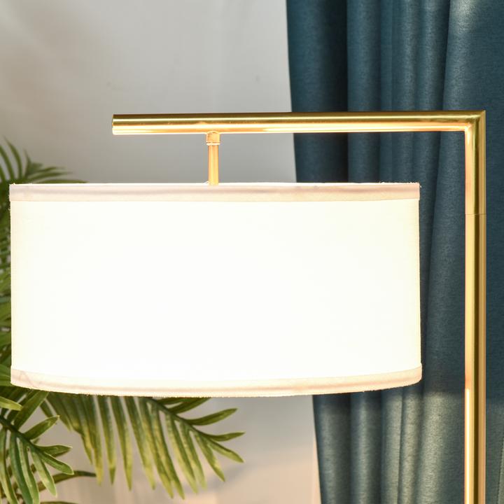 Produktbild Homcom Stehlampe mit Leinenstoffschirm (E27)