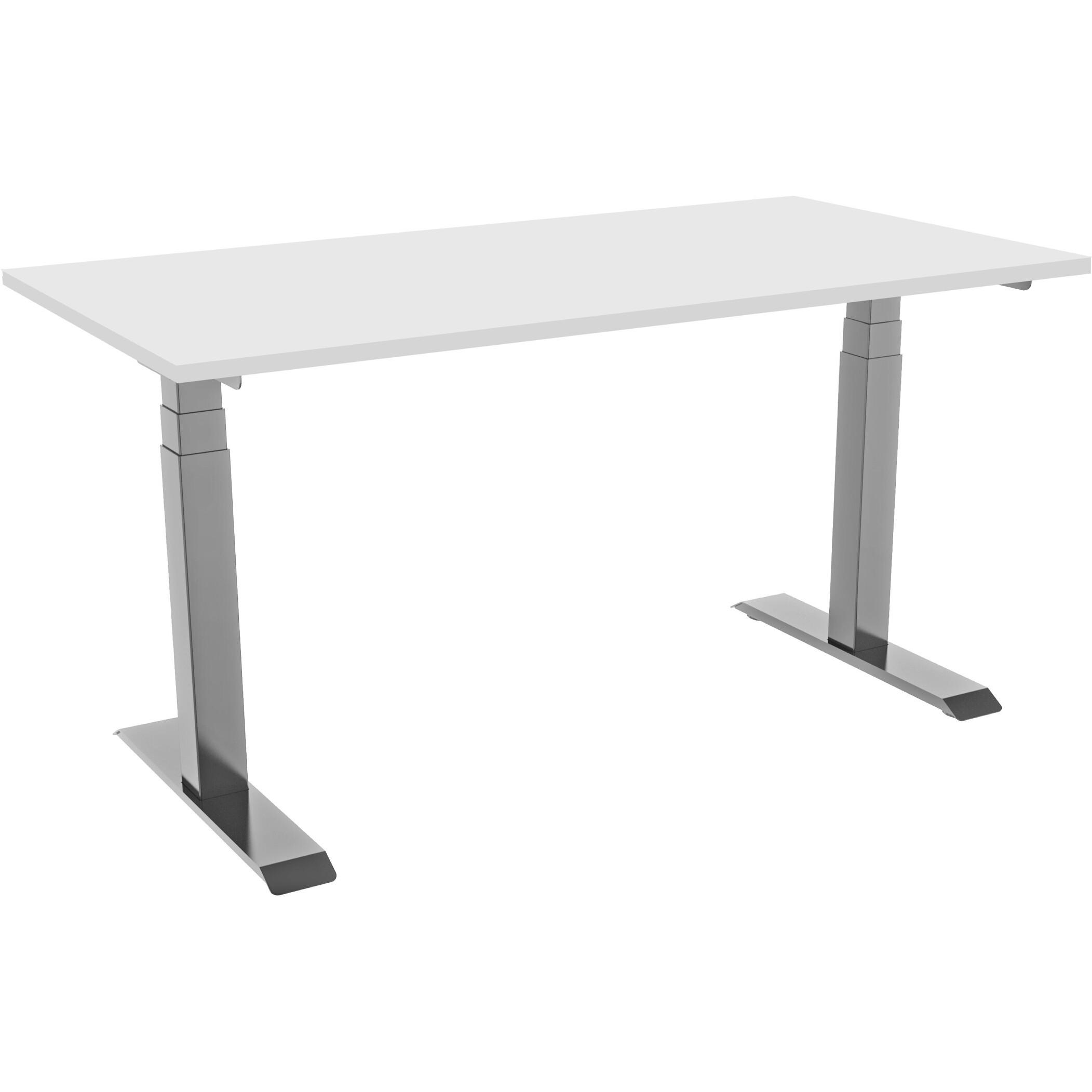 Celexon, Schreibtisch, elektrisch höhenverstellbarer Schreibtisch Professional eAdjust-58123 - grau, inkl. Tischpl