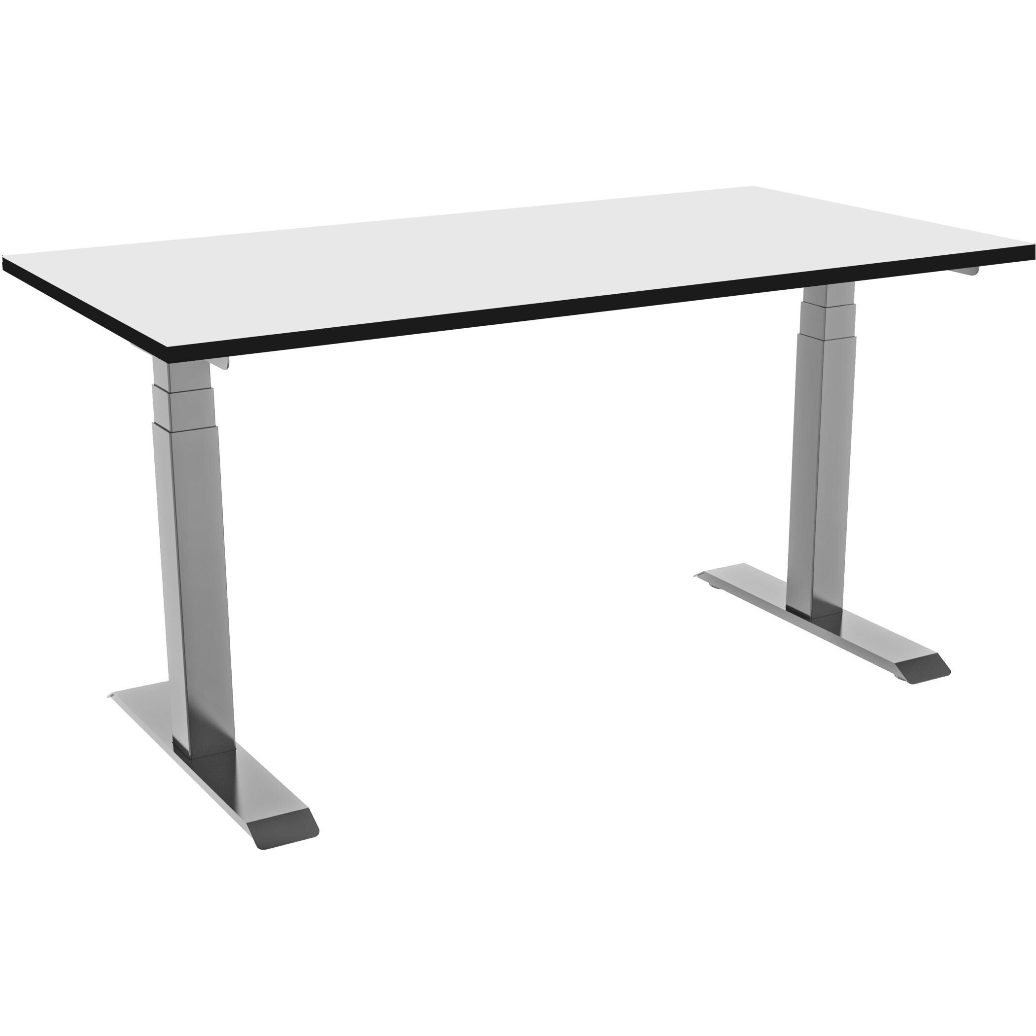Celexon, Schreibtisch, elektrisch höhenverstellbarer Schreibtisch Professional eAdjust-58123 - grau, inkl. HPL Tis