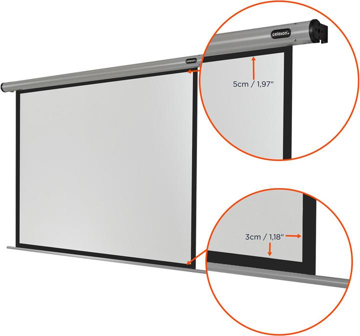 Produktbild Celexon HomeCinema Line Motor Leinwand 240x180cm 4:3 (78.74", 4:3)