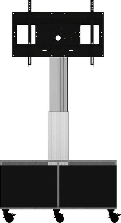 Celexon Expert electric height-adjustable display trolley Adjust-4286MS with cabinet and connector (86", 136 kg)