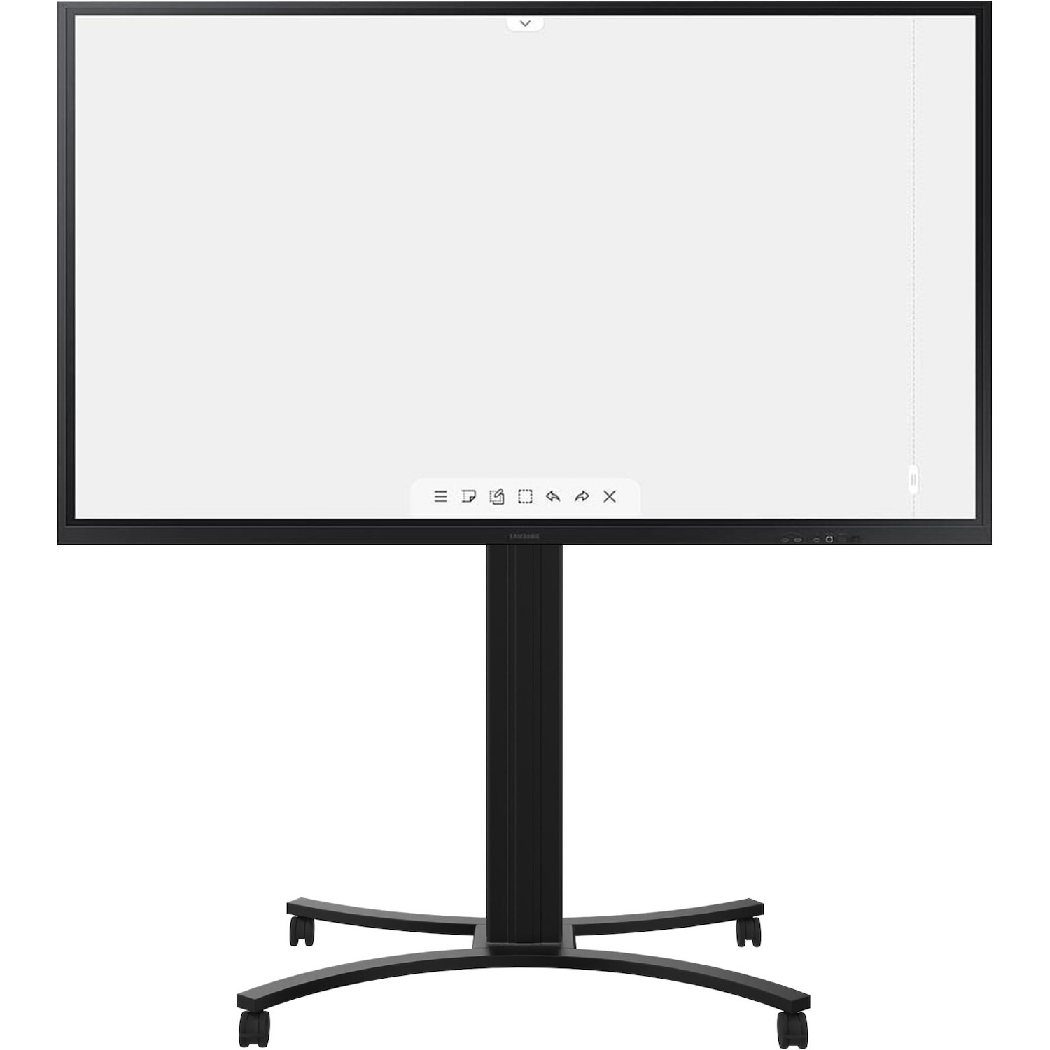 Celexon Expert elektrisch höhenverstellbarer Display-Rollwagen für Samsung Flip 2 WM85R (86"), Monitor Halterung, Schwar...