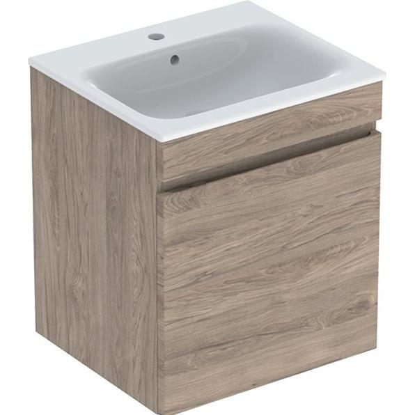 Geberit, Badmöbelset, Renova Plan Set mit Waschtisch u. Unterschrank,1 Schublade, 55x62,2x48cm, 501914