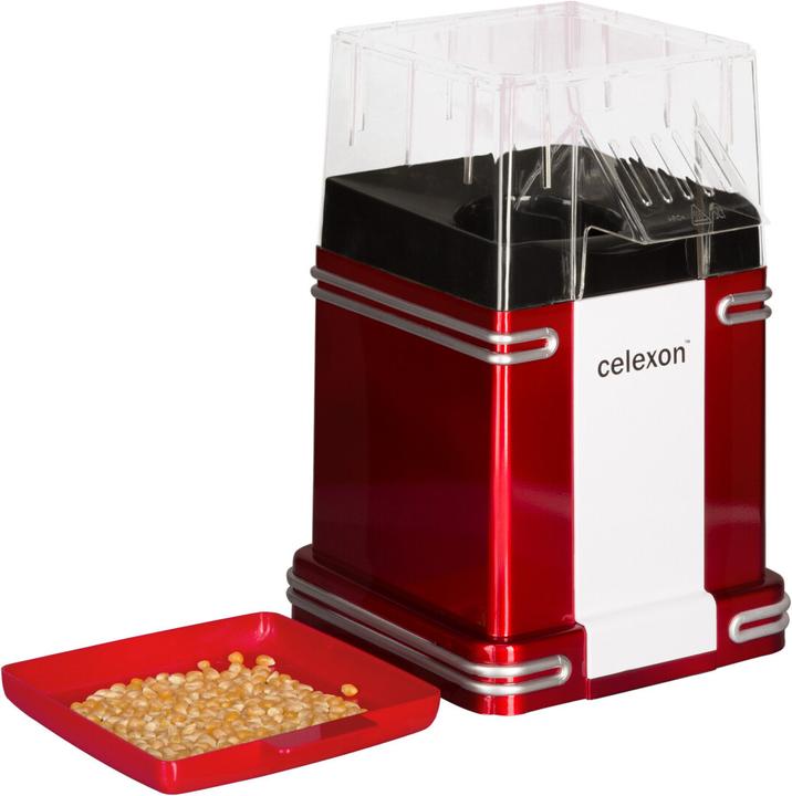 Produktbild Celexon CinePop CP250 Popcornmaschine im Retrolook inkl. Deckel zur Dosierung Fuellmenge ca. 100g Ma
