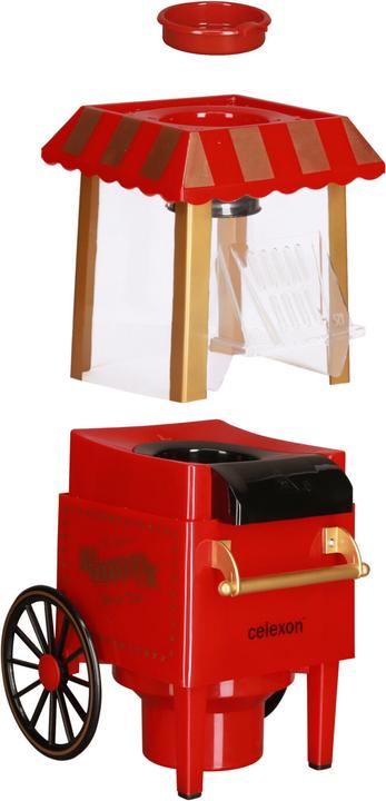 Productafbeelding Celexon CinePop CP500 popcornmachine in retro-look kermisontwerp, incl. maatbeker voor doseren
