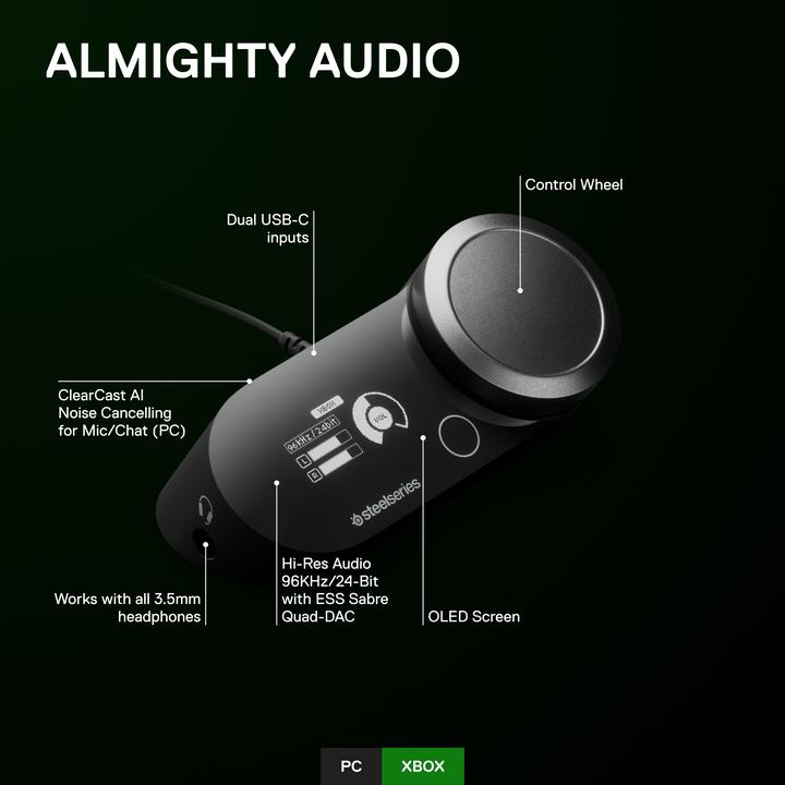 Actual product image SteelSeries GameDAC Gen 2 Xbox