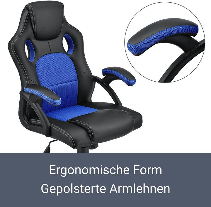 Image du produit Juskys Chaise de bureau Racing (46 - 56 cm)