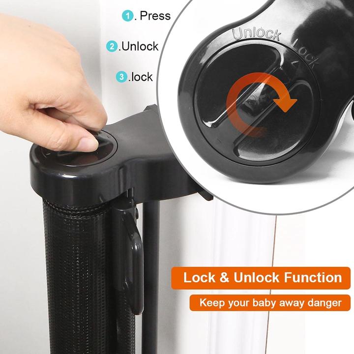 Image du produit Eyeleaf Barrière de sécurité pour escaliers, extensible jusqu'à 150cm