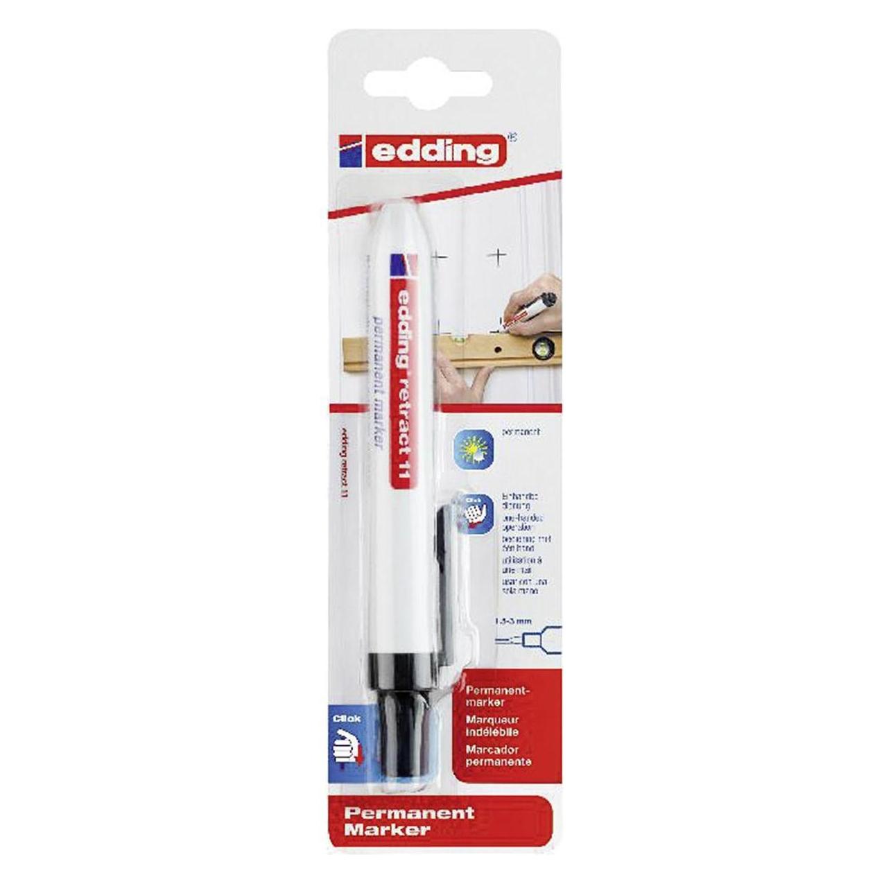 5 X Edding Permanentmarker Retract Edding 11 Organisieren Und Beschrif