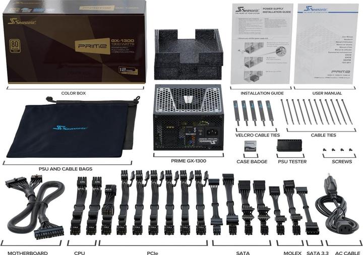 Actual product image Seasonic Prime Gold (1300 W)