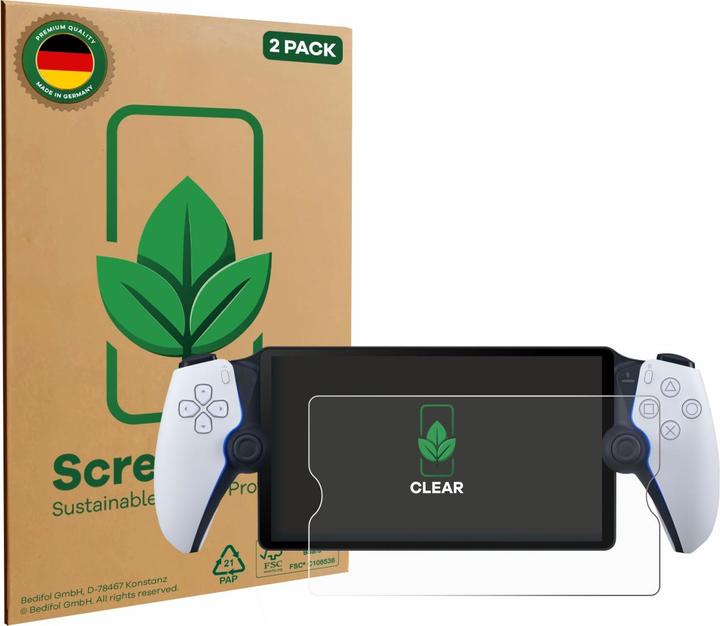 Produktbild ScreenLeaf Schutzfolie nachhaltiger Displayschutz Display Schutz Folie Klar Transparent