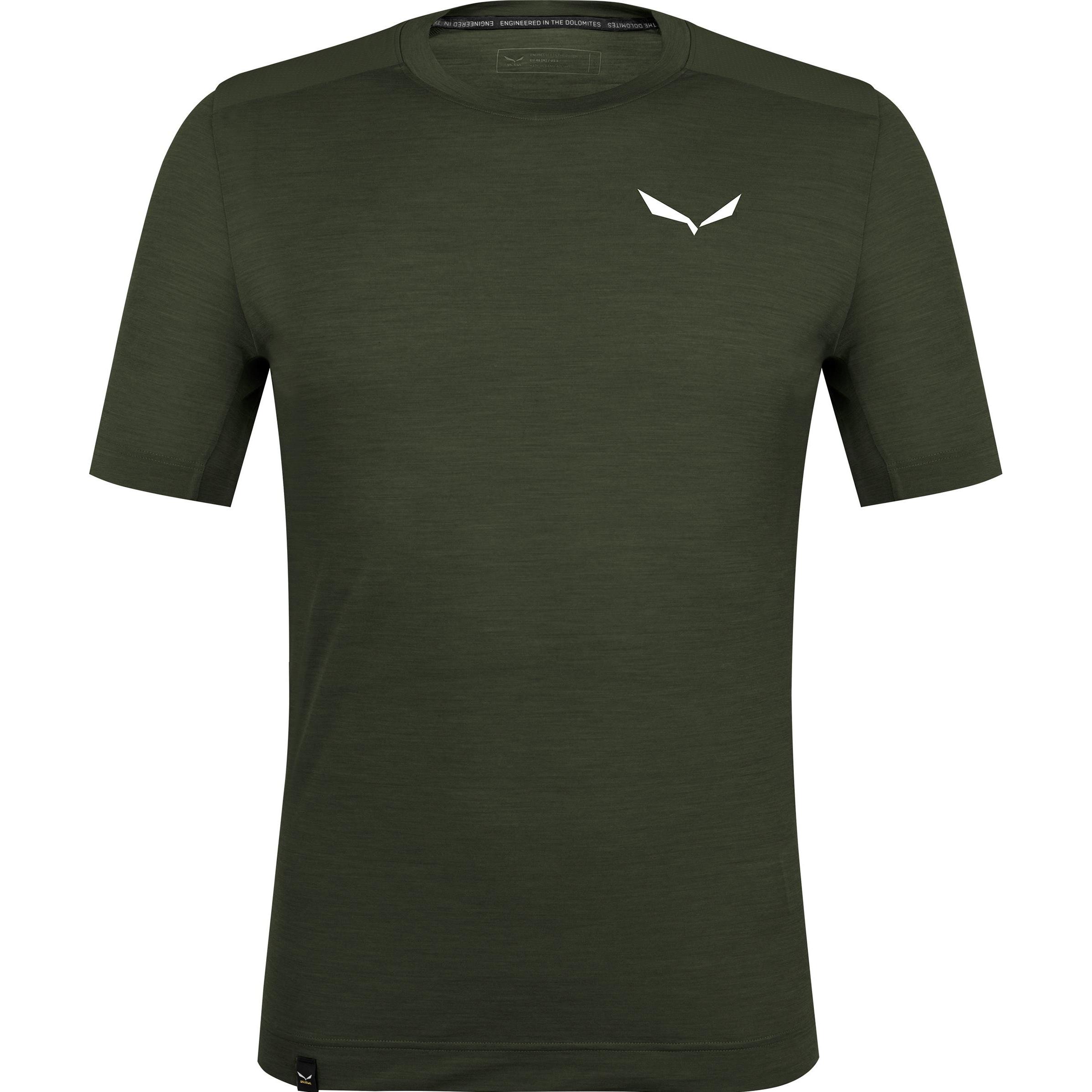 Salewa, Herren, Funktionsshirt, Agner Merino T-Shirt (M), Grün, M