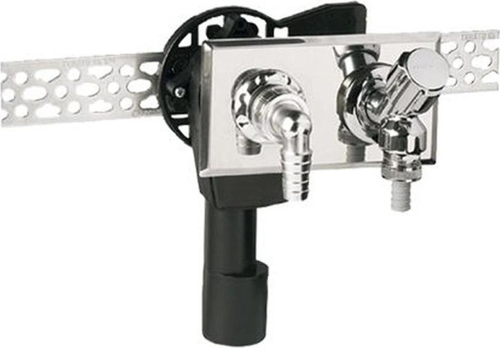 Produktbild Haas & sohn PE Unterputz-Siphon UP-Sifon waagerecht DN 40 / 50 mm Waschmaschine Geräteventil (Waschmaschinen-Siphon)