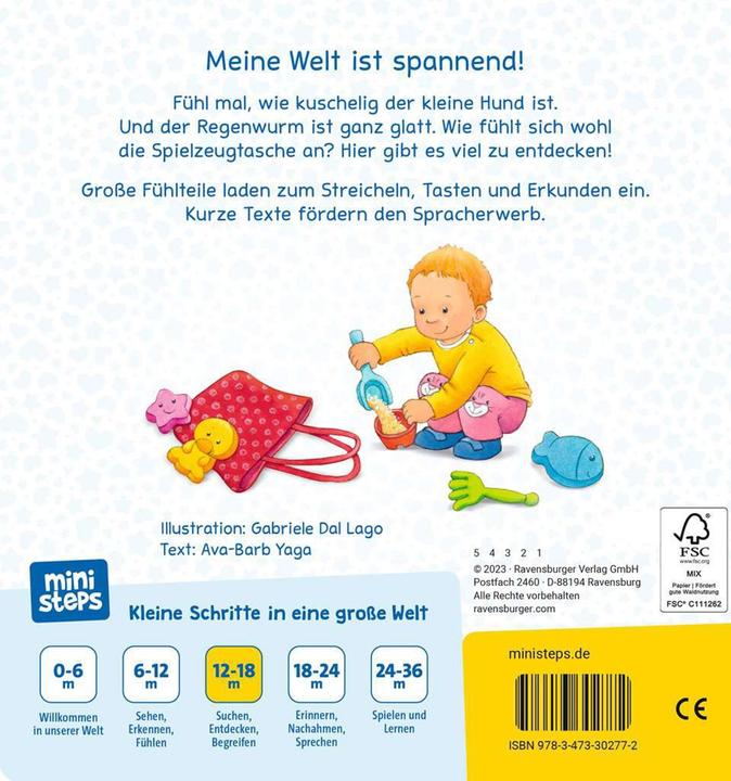 Immagine prodotto Ravensburger ministeps: Sentilo. Il mio mondo (Tedesco)