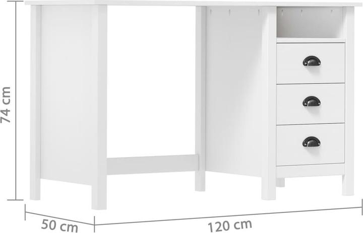 Immagine prodotto vidaXL Schreibtisch (120 x 50 x 74 cm)