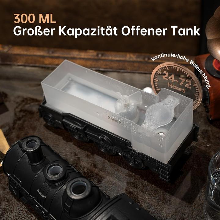 Produktbild Jeebel Aroma Diffuser Zug mit Fernbedienung (300 ml)