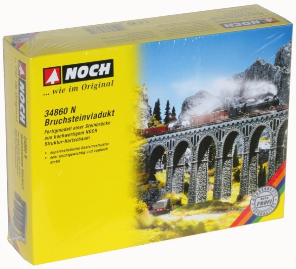 Produktbild Noch 34860 Bruchsteinviadukt, gerad
