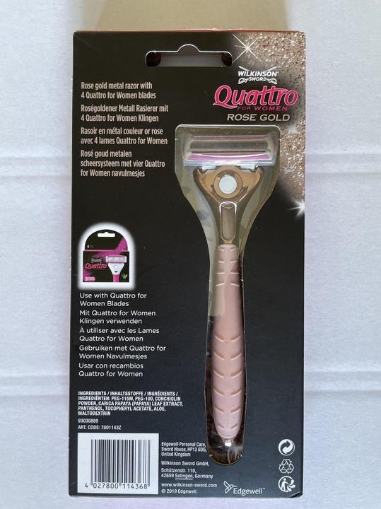 Immagine prodotto Wilkinson Quattro per donna oro rosa