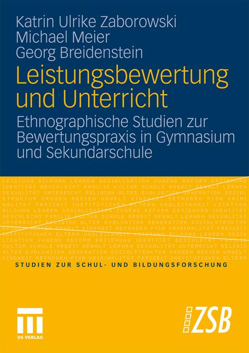 Produktbild Leistungsbewertung und Unterricht (Deutsch, Georg Breidenstein, Katrin Ulrike Zaborowski, Michael Meier, 2011)