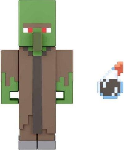 Mattel Minecraft - Biome Builds - 8cm Asst Figure - Zombie Villager