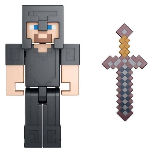 Mattel Minecraft - Figura Biome Builds 8 Cm - Enderman - Action Figure Ufficiale