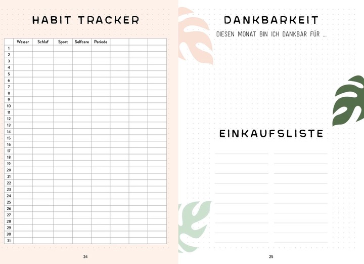 Produktbild Mein Bullet Journal (Jungle Edition) – Besser planen & Träume verwirklichen (Deutsch)