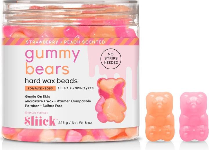 Produktbild Salon Perfect Sliick Wachs Gummibärchen 8oz Home Waxing Haarentfernung Salon Perfekt (1 x, 226 g)