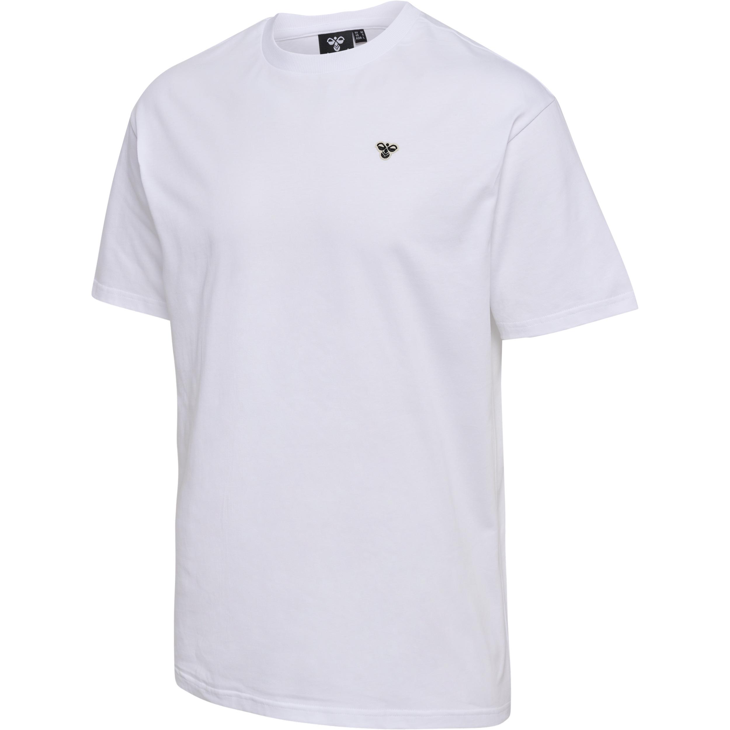hummel, Herren, Sportshirt, hmlLOOSE T-SHIRT BEE S/S (XL), Weiss, XL