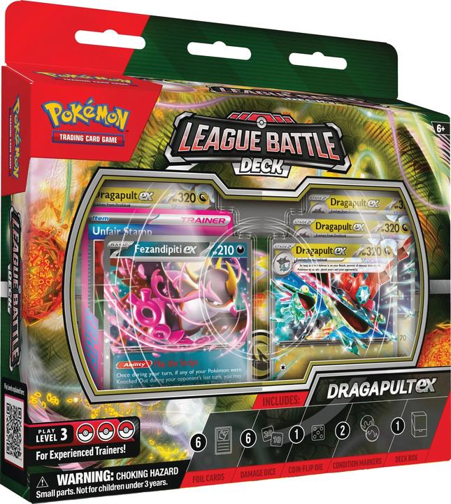 Actual product image Pokémon April League Battle Deck Dragapult (English, Deck)