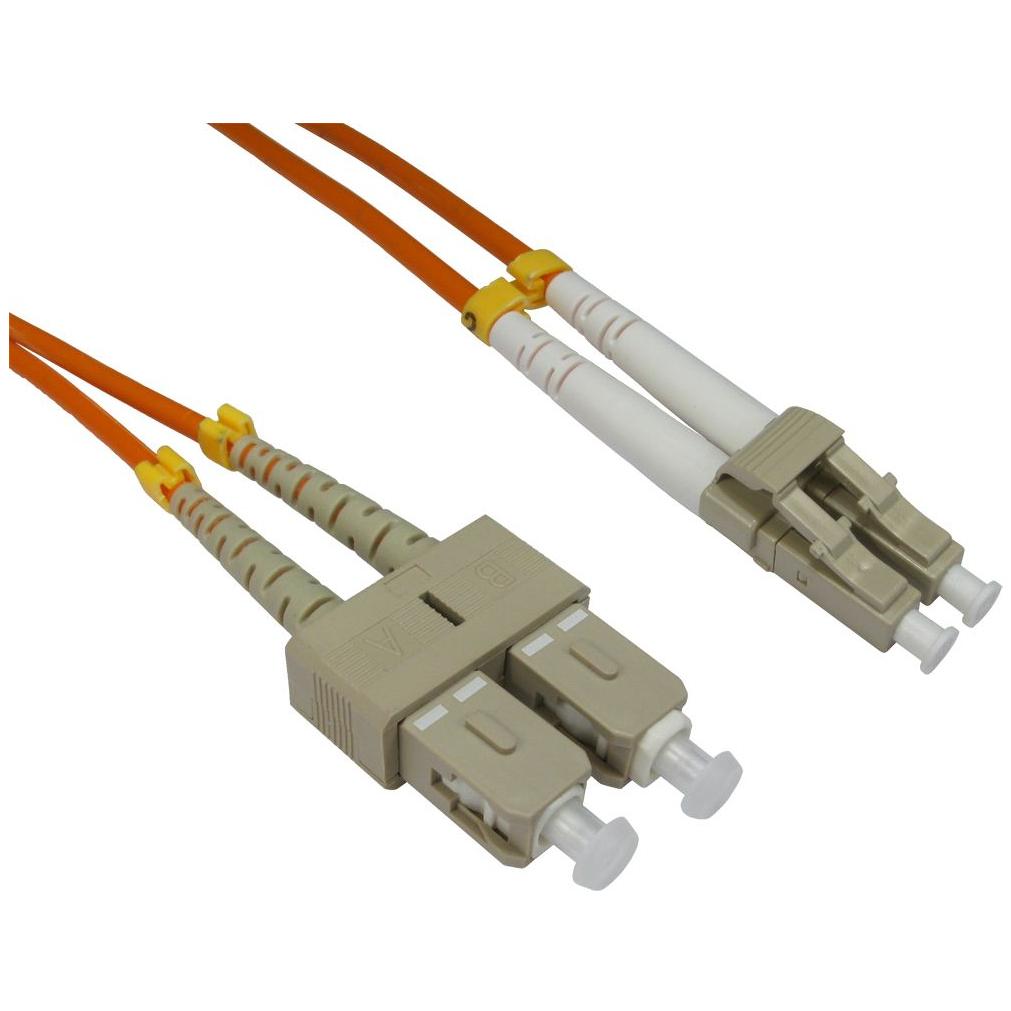 Cables Direct CDL 5m OM2 Fibre Cable LC - SC, Audio Kabel