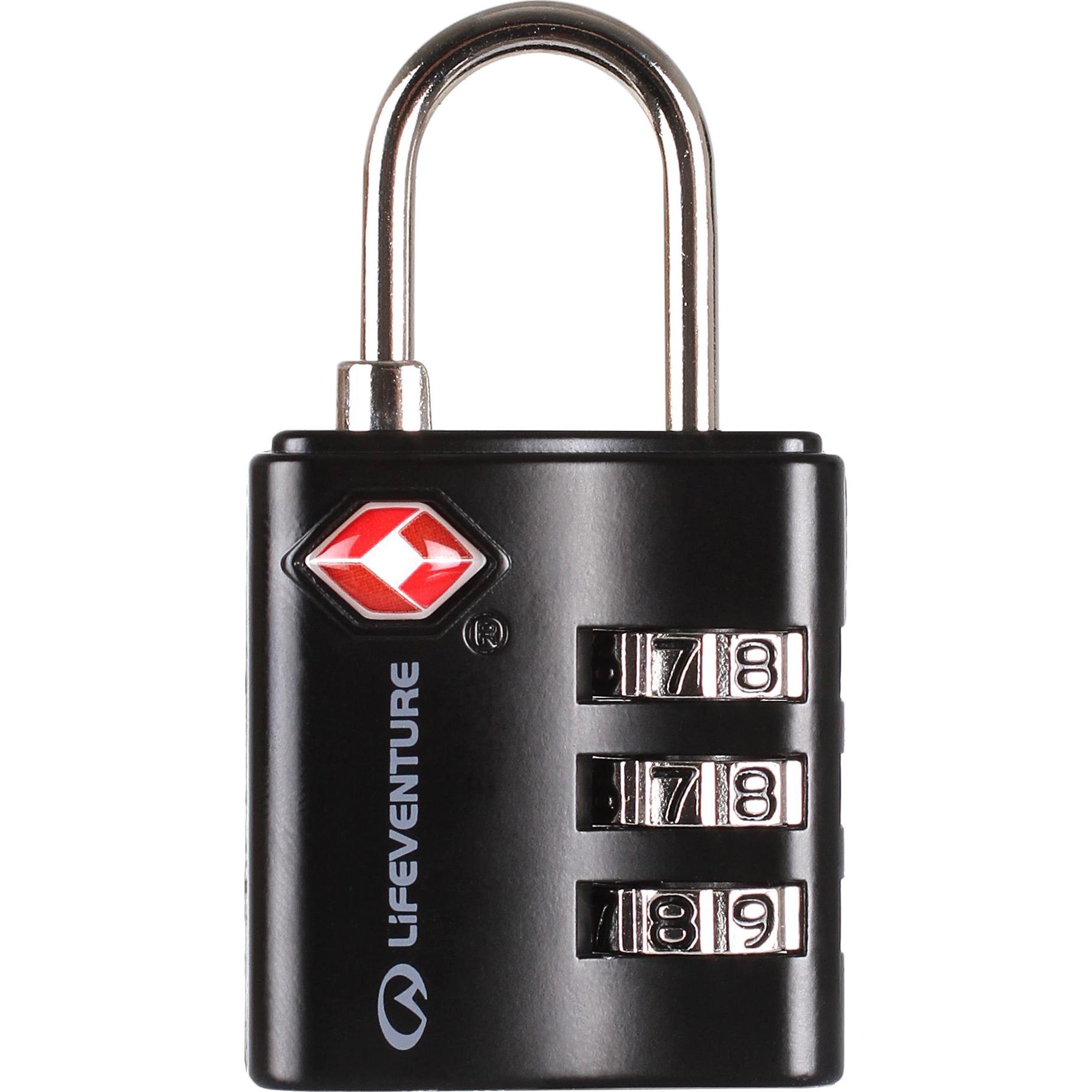Lifeventure, Vorhängeschloss, TSA Combi Lock (Black)