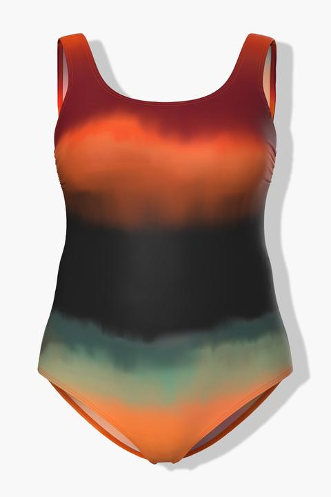 Actual product image Ulla Popken Sunset Gradient Swimsuit (60)