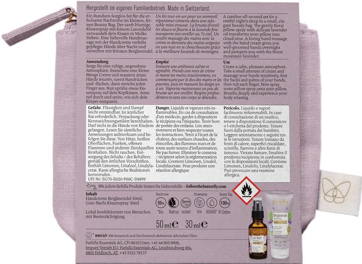 Actual product image Farfalla Aroma set Lavender Tra (Body care set)