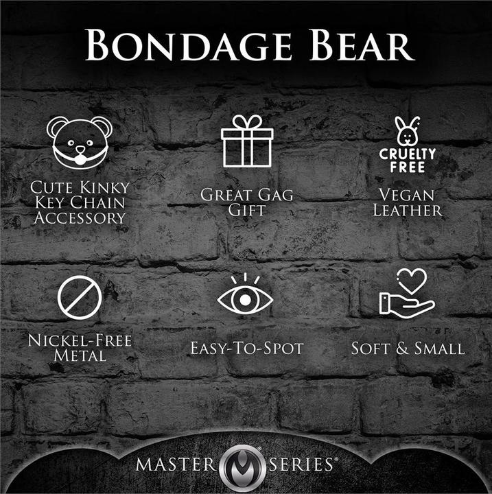 Actual product image Master Series Geknebelter Teddybär Schlüsselanhänger