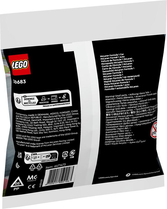 Produktbild LEGO McLaren Formel (30683, LEGO Speed Champions)