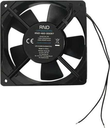Actual product image RND Components Brushless axial fan AC 120x120x25mm 230V 87.3m³/h IP44 (120 mm)