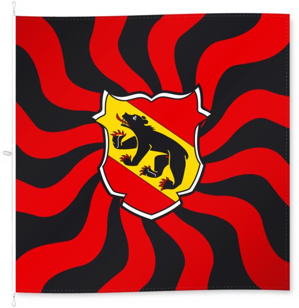 Produktbild Alpenfahnen Bern (200 x 200 cm)