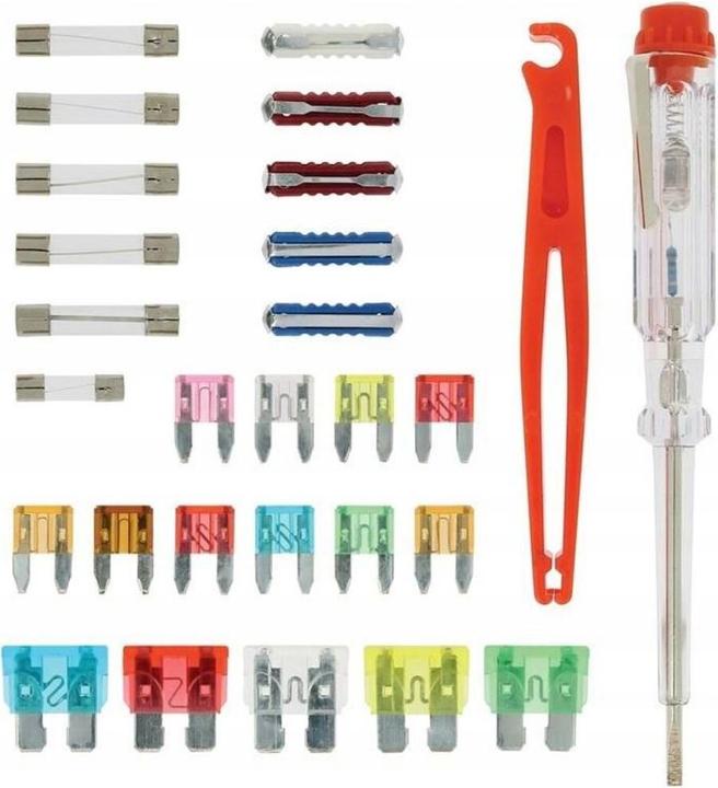 Actual product image Dunlop Universal fuse set 28 pcs. (30 A)