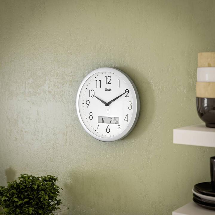 Produktbild Mebus Funk-Wanduhr (30 cm)
